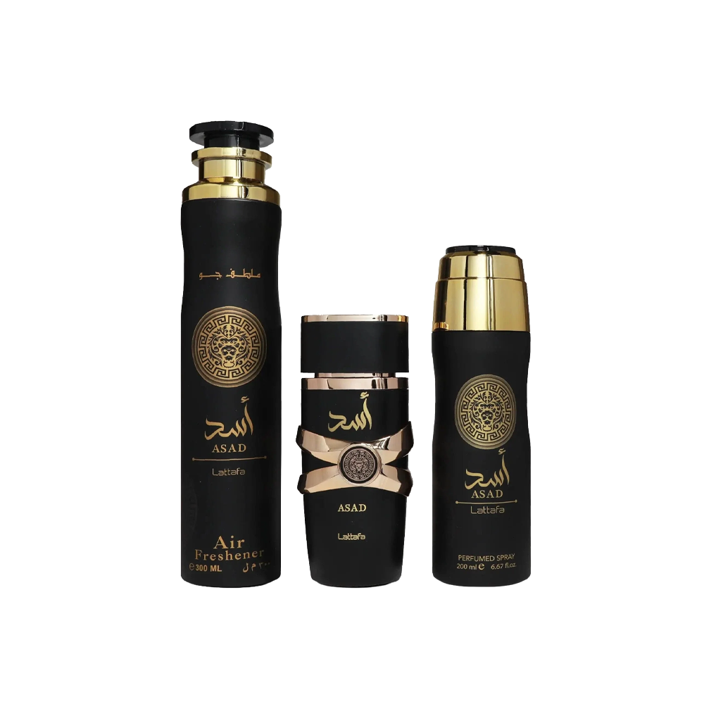 EST, LATTAFA ASAD 100ML  3PZAS